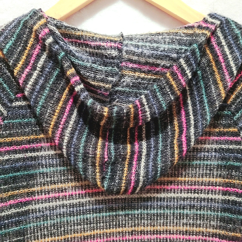 Unity Striped Lightweight Duster Cardigan Size L